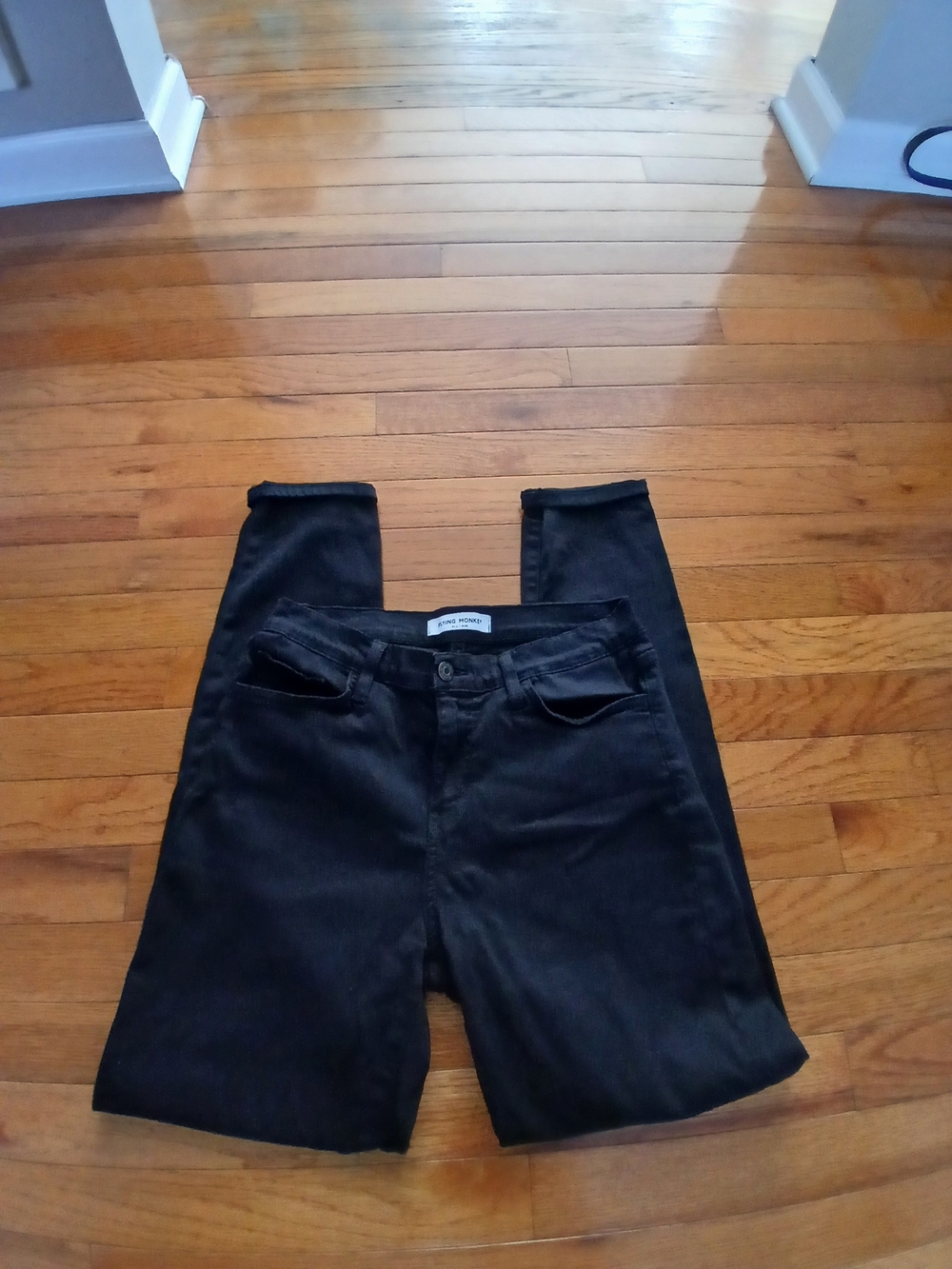 Flying Monkey Slim Straight Jeans - Black